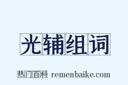 光辅组词是什么意思的图片